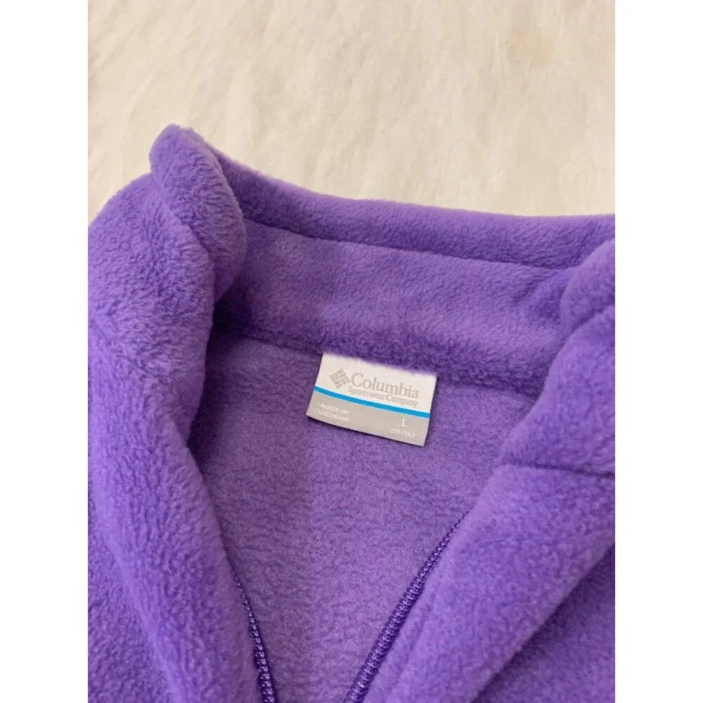 NWT COLUMBIA GIRLS BENTON SPRINGS FLEECE JACKET SIZE L 14/16